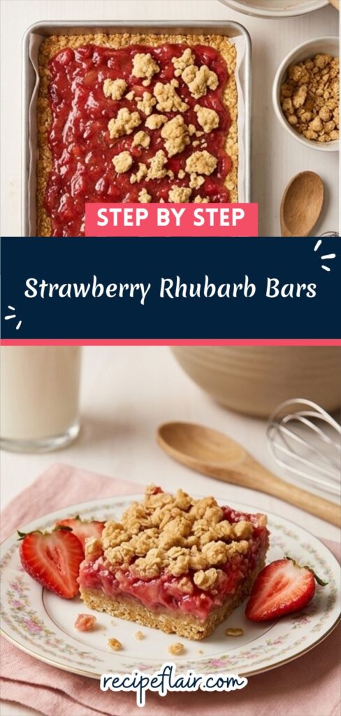 Strawberry Rhubarb Bars
